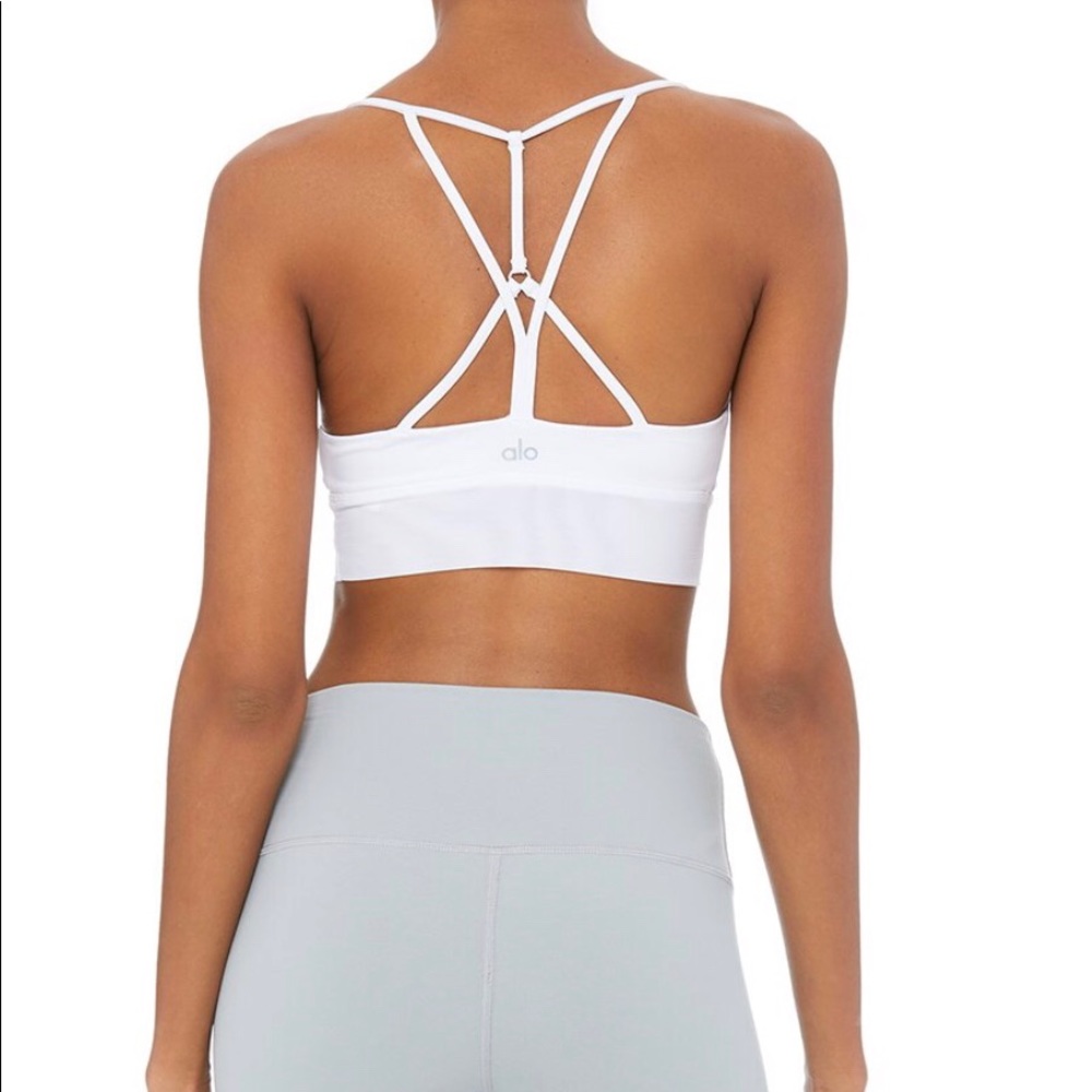 White Alo Yoga “Lush Bra”
